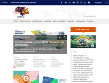 Tablet Screenshot of cosemssp.org.br
